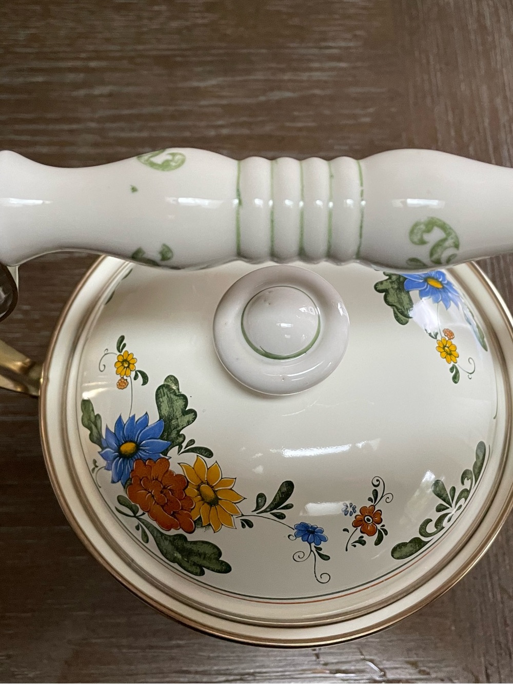 🫖🌸VINTAGE🌸🫖 Tea Kettle! 🫖🌸 - Picture 5 of 11